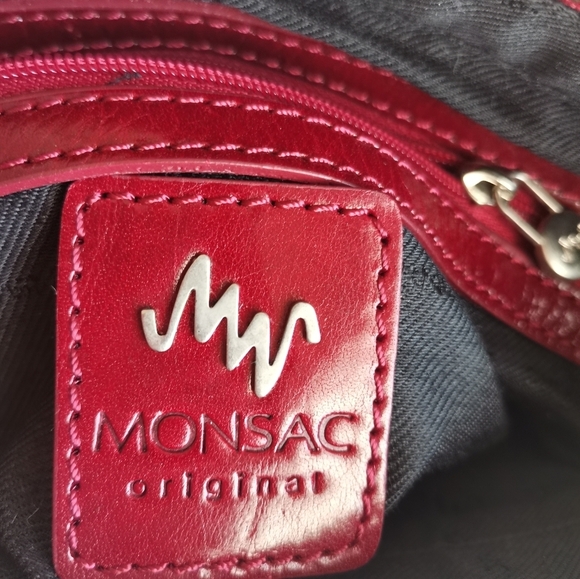 Monsac Original Leather Handbag - Picture 6 of 8